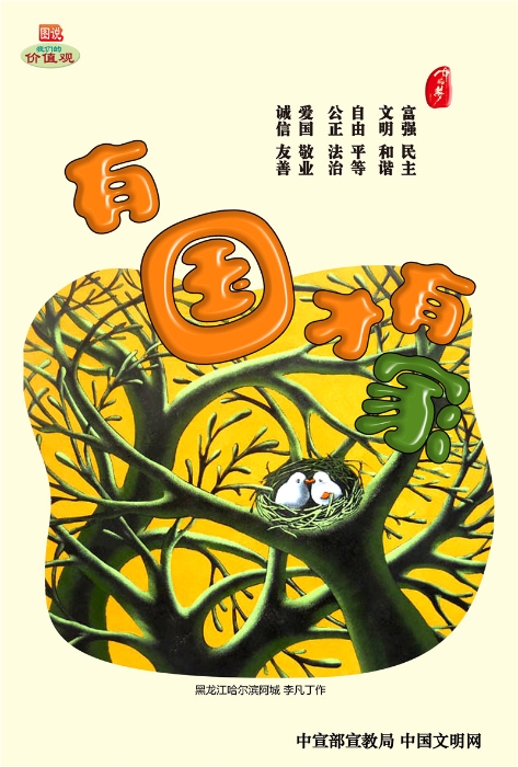 文明建设 有国才有家